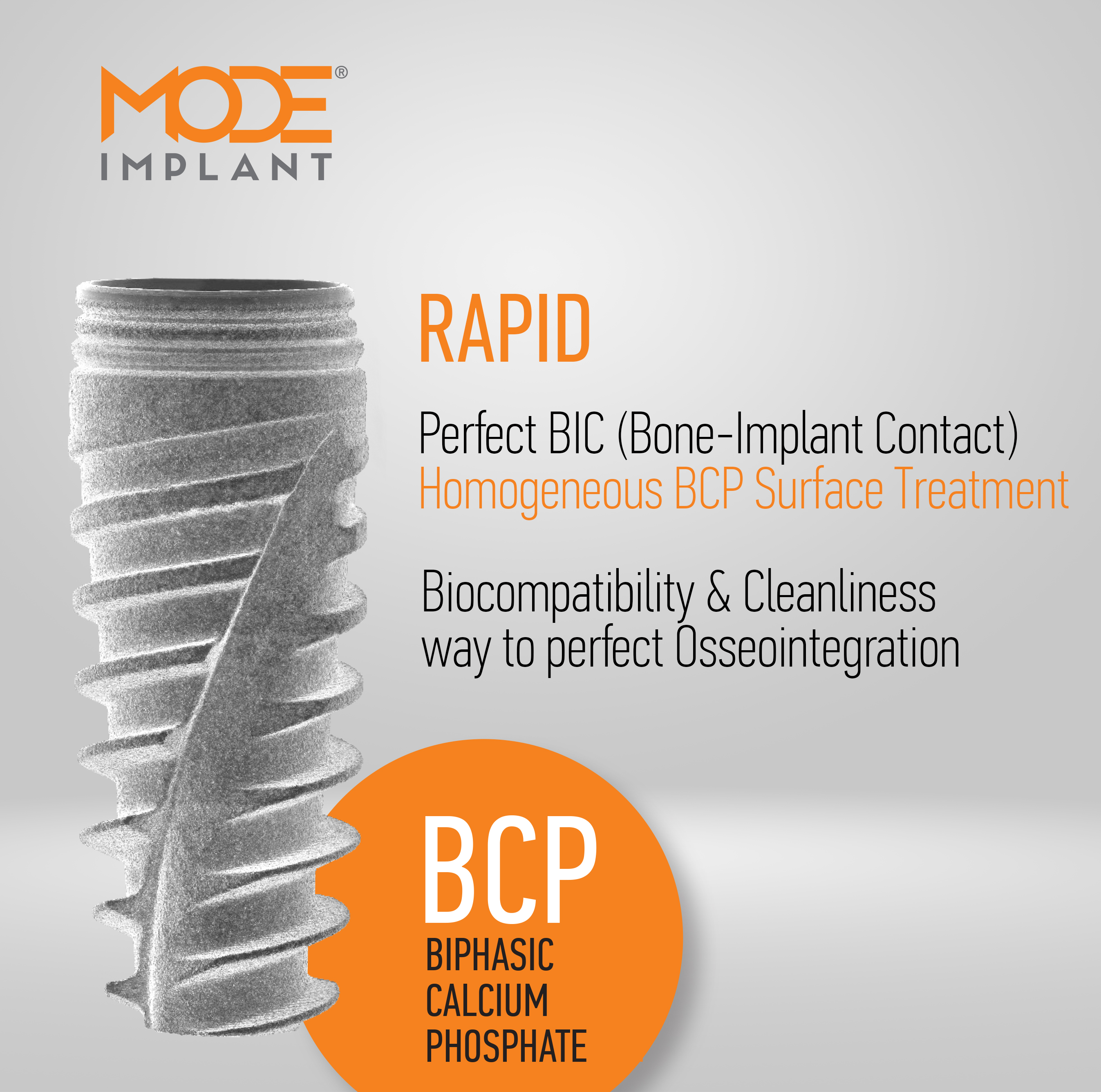 HA Hydroxyapatite <br><span>Osteoblastic BCP<br> Surface Morphology</span>